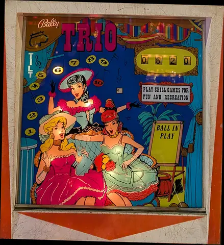 Trio backglass