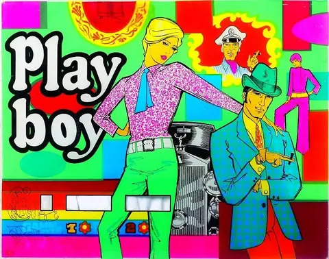 Playboy backglass