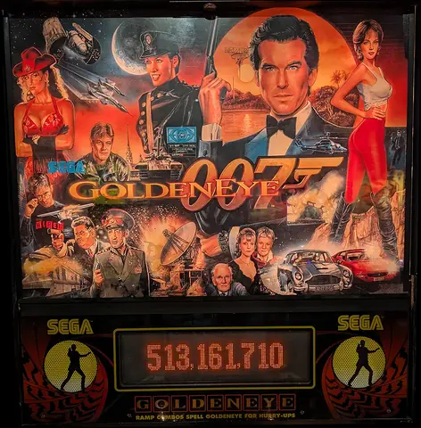 Goldeneye backglass