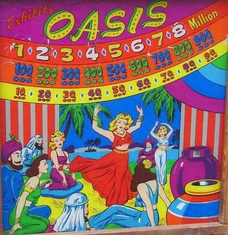 Oasis backglass
