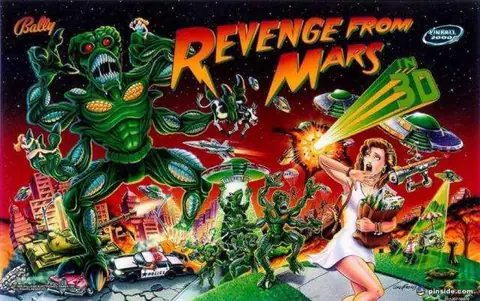 Revenge From Mars backglass