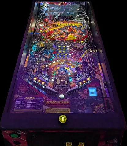 King Kong: Myth of Terror Island playfield