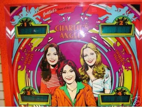 Charlie’s Angels backglass