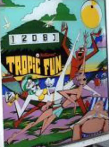 Tropic Fun backglass