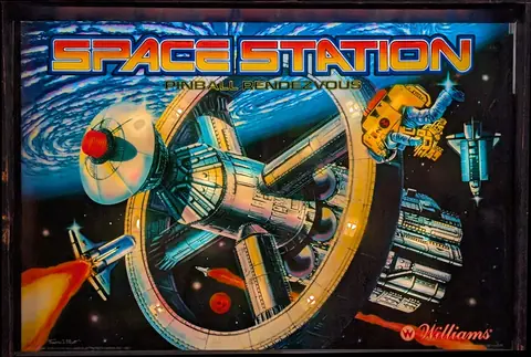 Space Station backglass