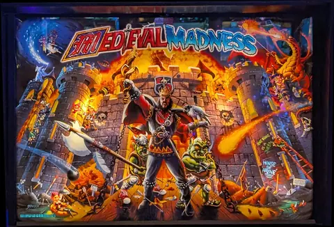 Medieval Madness (Remake LE) backglass