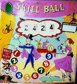 Skill-Ball backglass