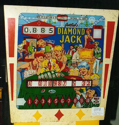 King of Diamonds backglass