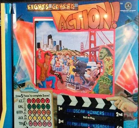 Lights...Camera...Action! backglass