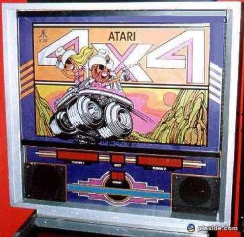 4X4 backglass