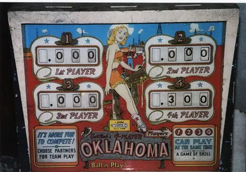 Oklahoma backglass