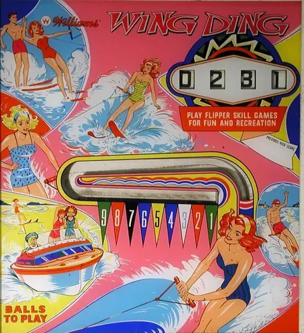 Zig Zag / Wing Ding backglass