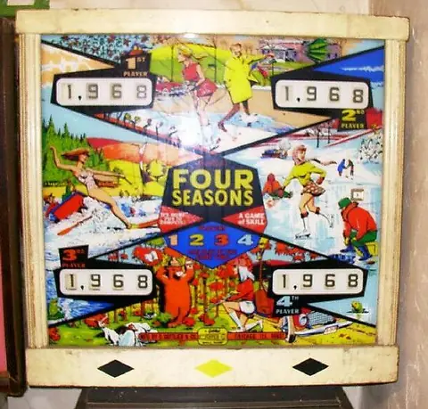 Four Seasons backglass