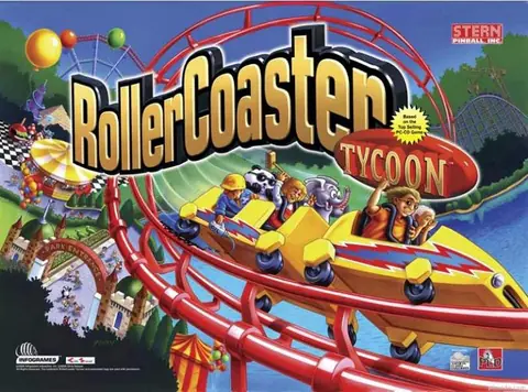 RollerCoaster Tycoon backglass