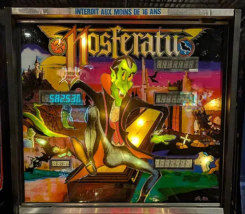 Nosferatu backglass