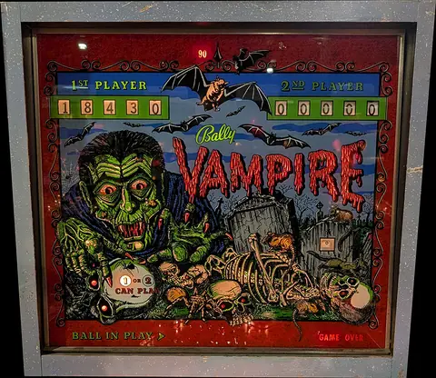 Vampire backglass
