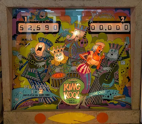 King Rock / King Kool backglass