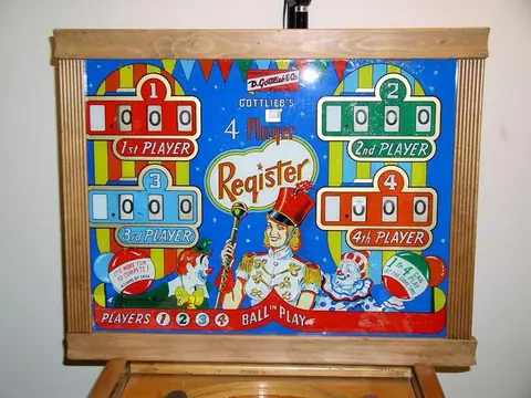 Register backglass