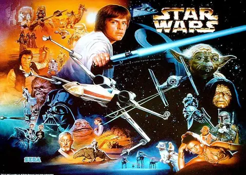 Star Wars Trilogy backglass