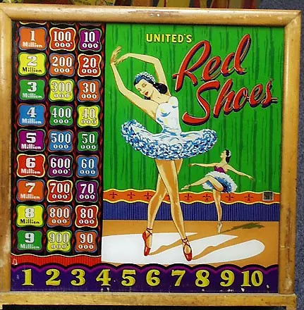 Red Shoes backglass