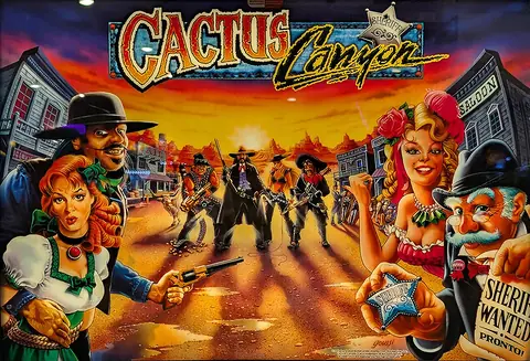 Cactus Canyon (Remake Special) backglass