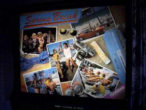 Spring Break backglass
