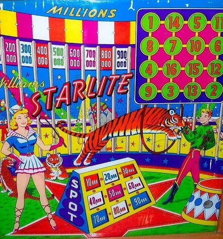 Starlite backglass