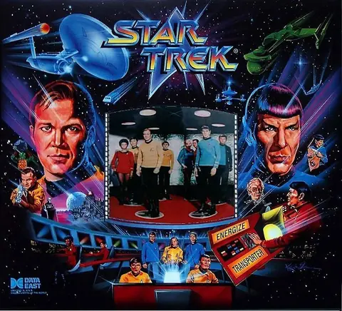 Star Trek backglass
