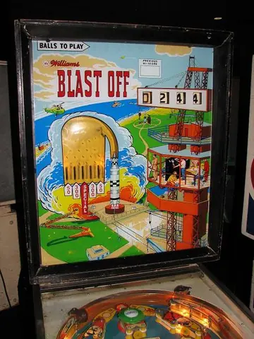 Apollo / Blast Off backglass