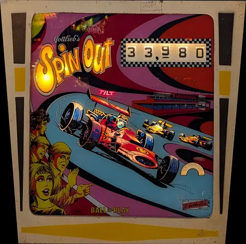 Spin Out translite