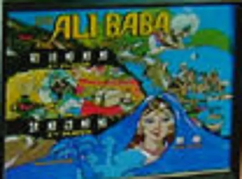 Ali Baba backglass