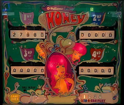 Honey backglass