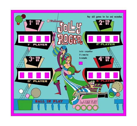 Jolly Roger backglass