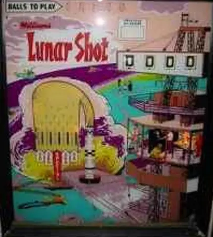 Lunar Shot backglass