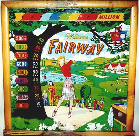 Fairway backglass