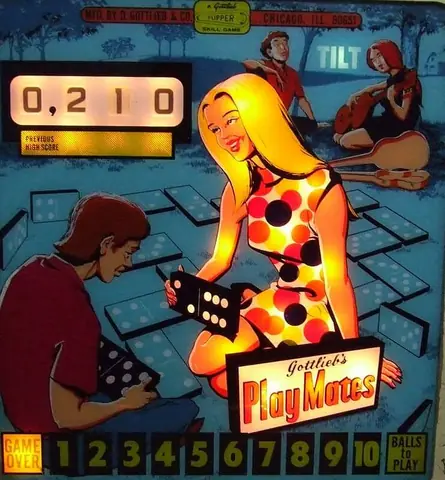 PlayMates backglass