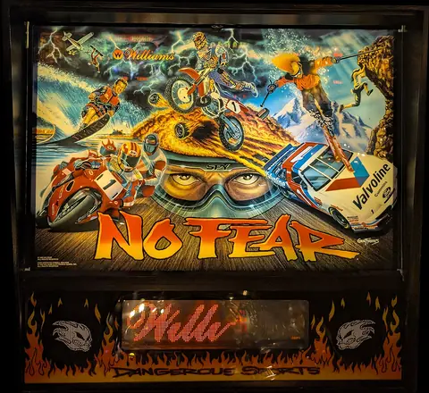 No Fear: Dangerous Sports backglass