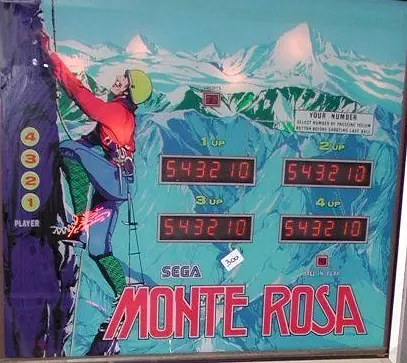 Monte Rosa backglass