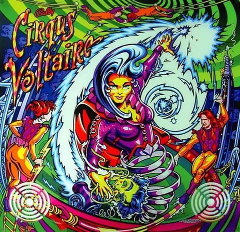 Cirqus Voltaire backglass