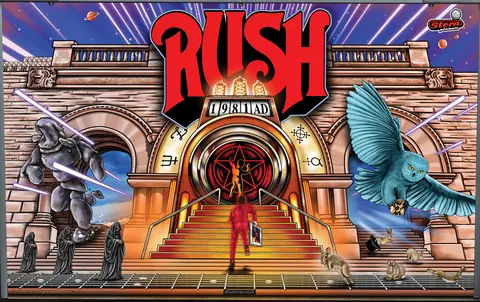 Rush (Premium) backglass