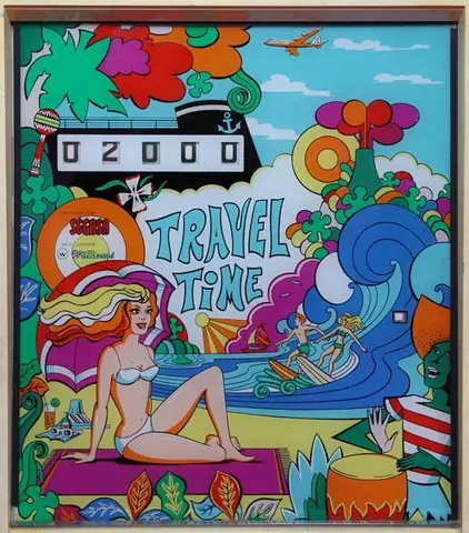 Travel Time backglass