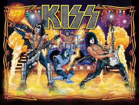 KISS (Pro) backglass
