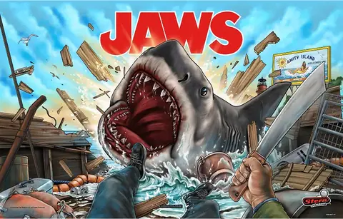JAWS (Premium) backglass