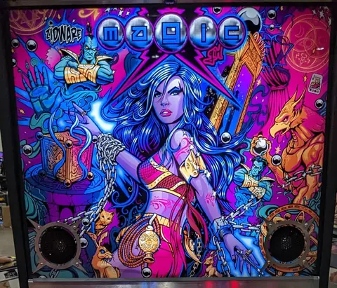Magic Girl backglass