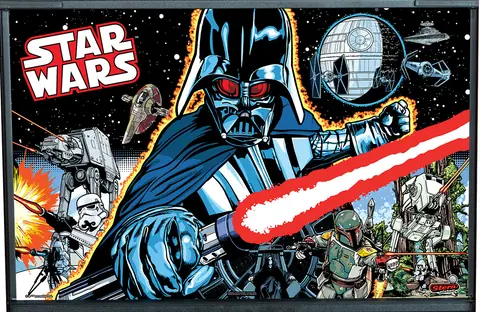 Star Wars Comic Art (Premium) backglass