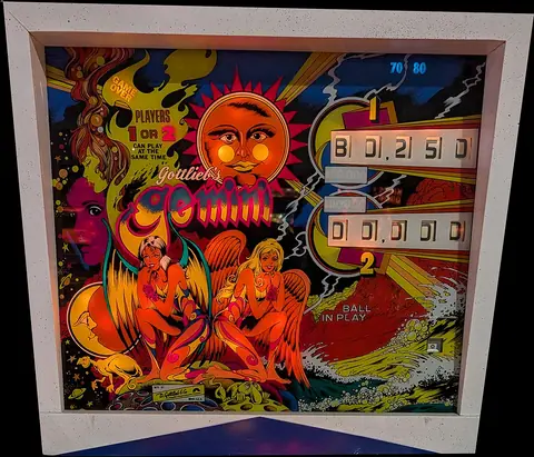 Gemini backglass
