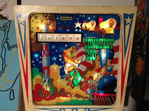 New World / Conquest 200 backglass