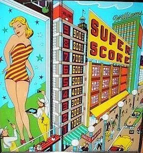 Super Score backglass