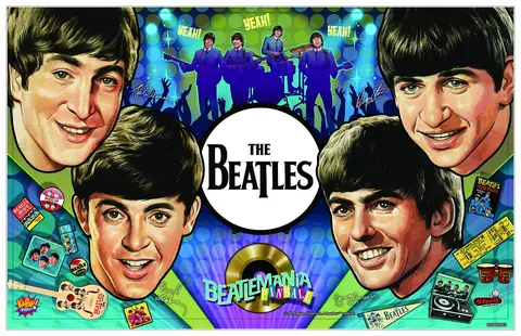 The Beatles (Diamond) backglass