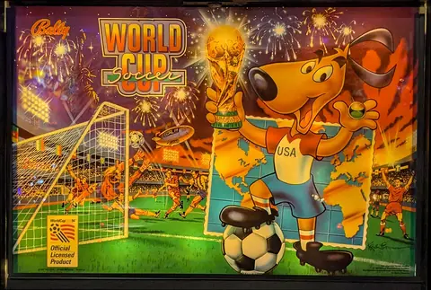 World Cup Soccer backglass
